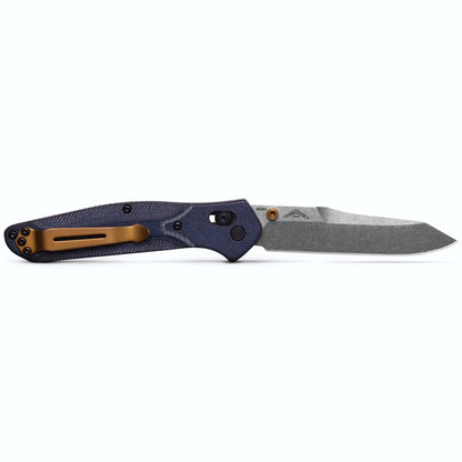 Benchmade 940-04 Osborne 3.4" M390 Denim Micarta Folding Knife