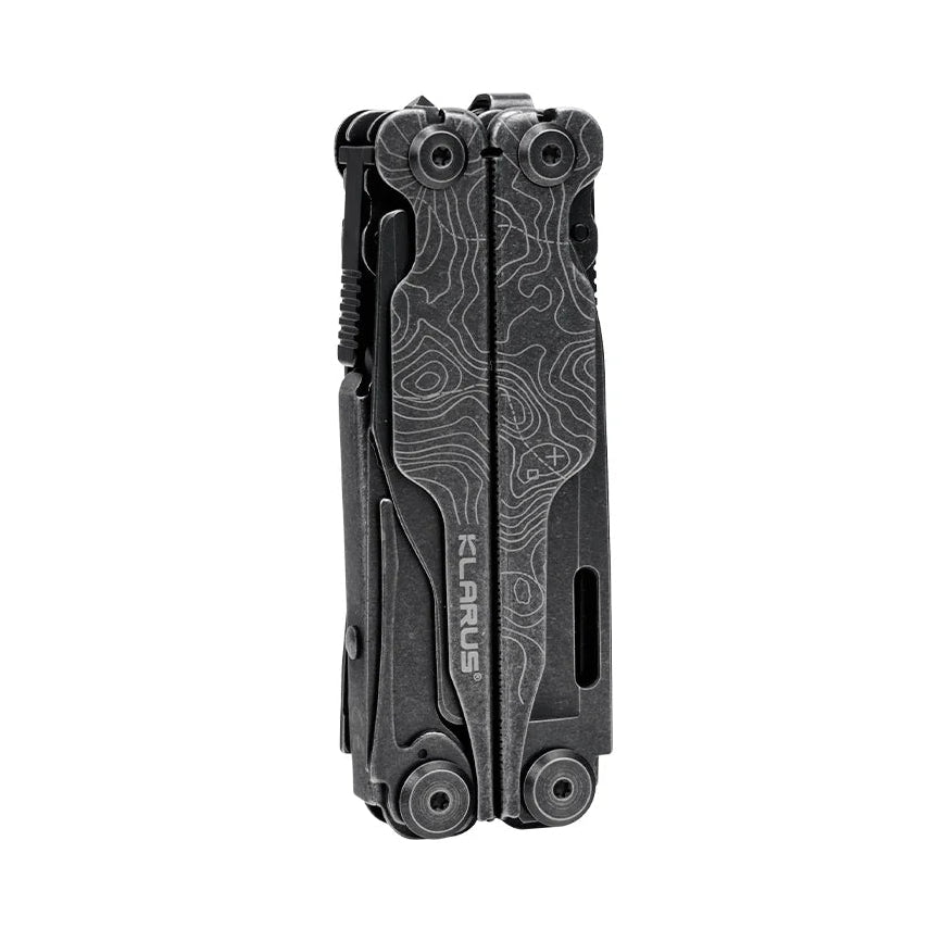 Klarus MT07 Black Stonewash Multi-Tool 20 Functions with Nylon Pouch