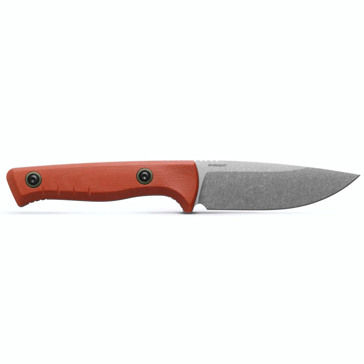 Benchmade 15650-01 SlipRidge Fixed 3.7" Magnacut Rust Orange G10 Handle Fixed Blade Knife with OD Green Sheath