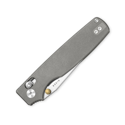 Kizer Original 2 Clutch-Lock 3.19" S45VN Gray Titanium Folding Knife Ki3605.2MA1
