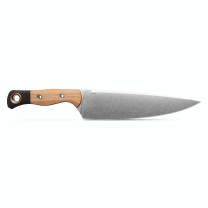Benchmade Chef Knife 4025-02 8.17" CPM-154 Maple Valley Richlite Black G10 Fixed Blade Knife with Sheath