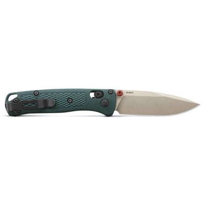 Benchmade 533TN-2601 Mini Bugout 2.82" ELMAX McMillan Tan Cerakote Taiga Green Grivory Folding Knife