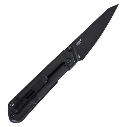 CRKT Straight 2.6" D2 Black G10 IKBS Folding Knife by TJ Schwartz 2670