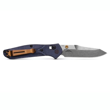 Benchmade 945-04 Mini Osborne 2.92" M390 Denim Micarta Folding Knife