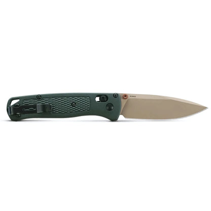Benchmade 535TN-2601 Bugout 3.2" ELMAX McMillan Tan Cerakote Taiga Green Grivory Folding Knife