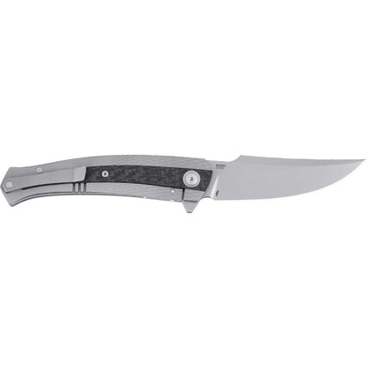 CRKT Persian Limited Edition 3.51" Magnacut IKBS Titanium Carbon Fiber Folding Knife by Richard Rogers Design 7087 - Made in Italy
