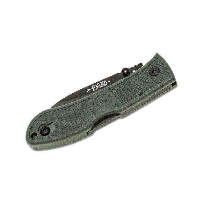 KA-BAR Dozier 3" AUS8A Folding Hunter Knife Field Green 03-4062 FG