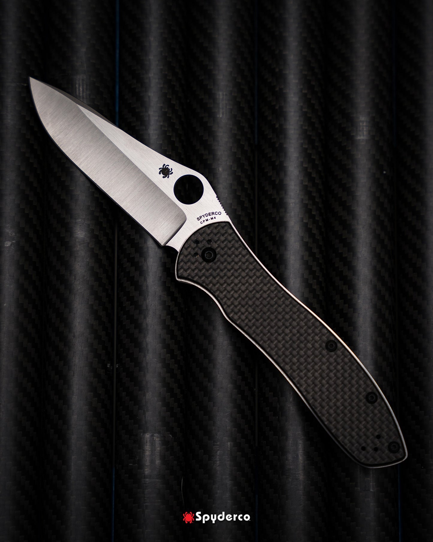 Spyderco Gayle Bradley 2 CPM M4 Carbon Fiber Folding Knife C134CFP2