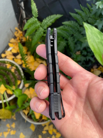 Kershaw XCOM 3.6" 8Cr13MoV Black Folding Knife by Les George
