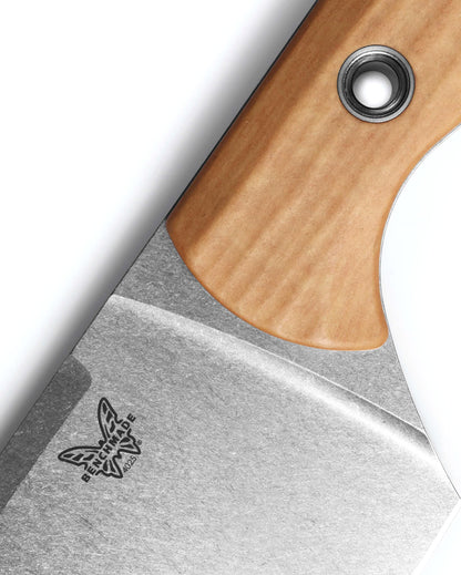 Benchmade Chef Knife 4025-02 8.17" CPM-154 Maple Valley Richlite Black G10 Fixed Blade Knife with Sheath