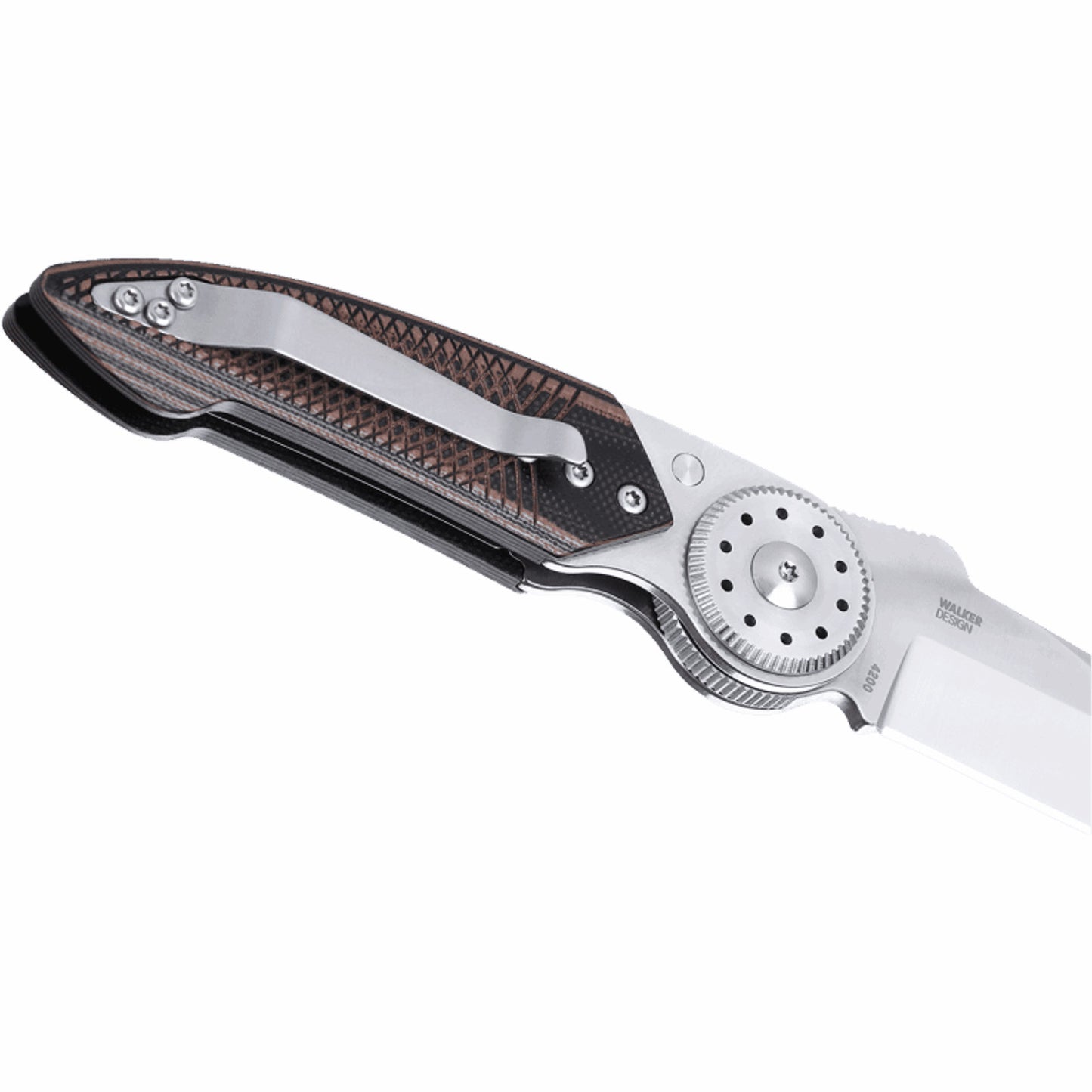 CRKT Walker Blade Lock 2.93" Sandvik 14C28N G10 Folding Knife by Michael Walker 4200