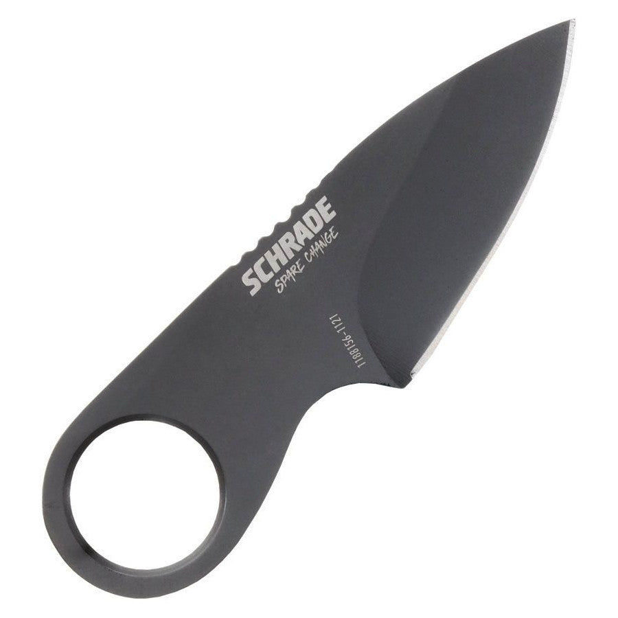 Schrade Spare Change 1.75" AUS-10 Compact Credit Card Fixed Blade Knife