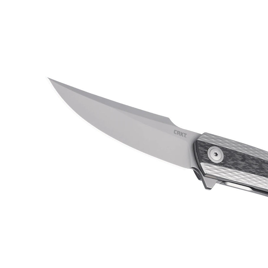 CRKT Persian Limited Edition 3.51" Magnacut IKBS Titanium Carbon Fiber Folding Knife by Richard Rogers Design 7087 - Made in Italy
