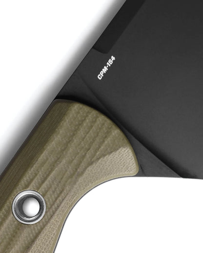 Benchmade Wildcoast 4070BK-01 6.83" CPM-154 DLC OD Green/Black G10 Fixed Blade Knife with Sheath