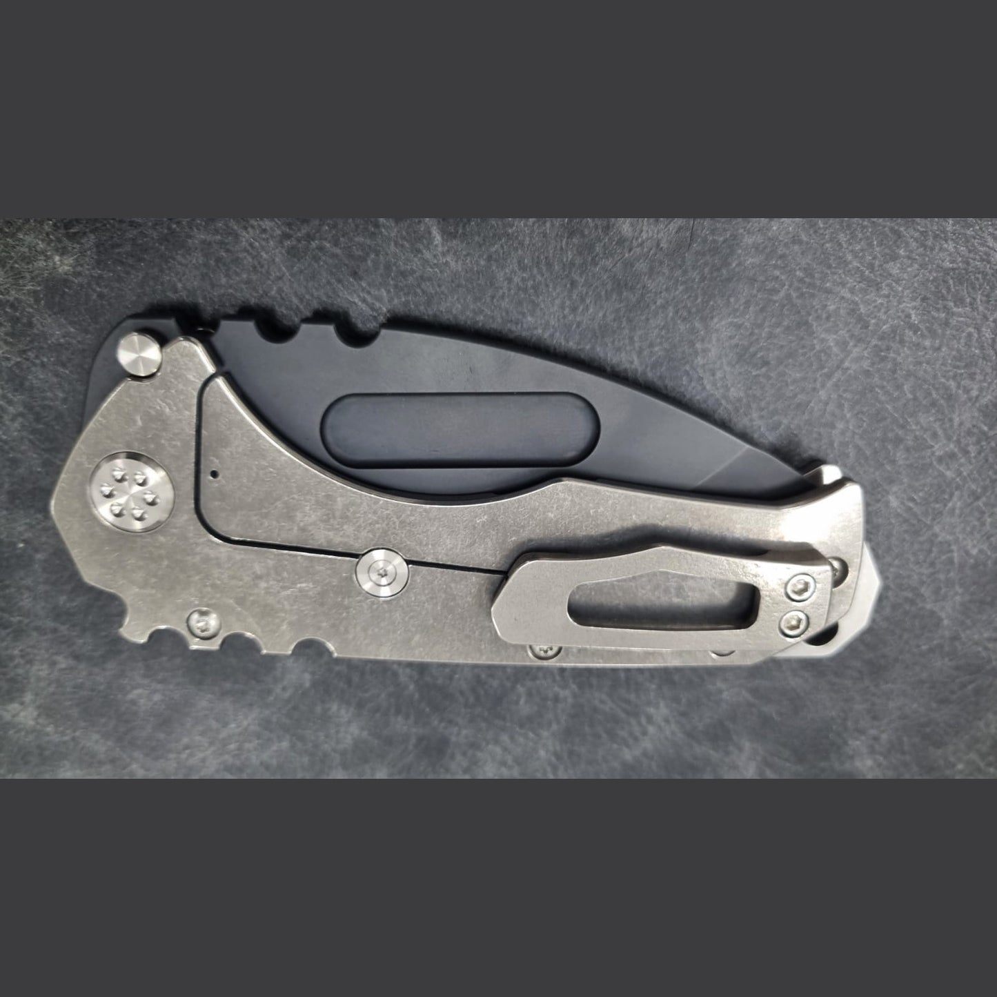 Medford Praetorian T 3.75" CPM S45VN PVD Tumbled Titanium Folding Knife