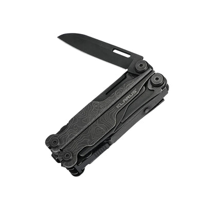 Klarus MT07 Black Stonewash Multi-Tool 20 Functions with Nylon Pouch