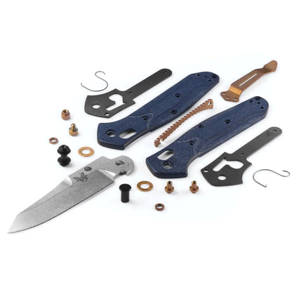 Benchmade 945-04 Mini Osborne 2.92" M390 Denim Micarta Folding Knife