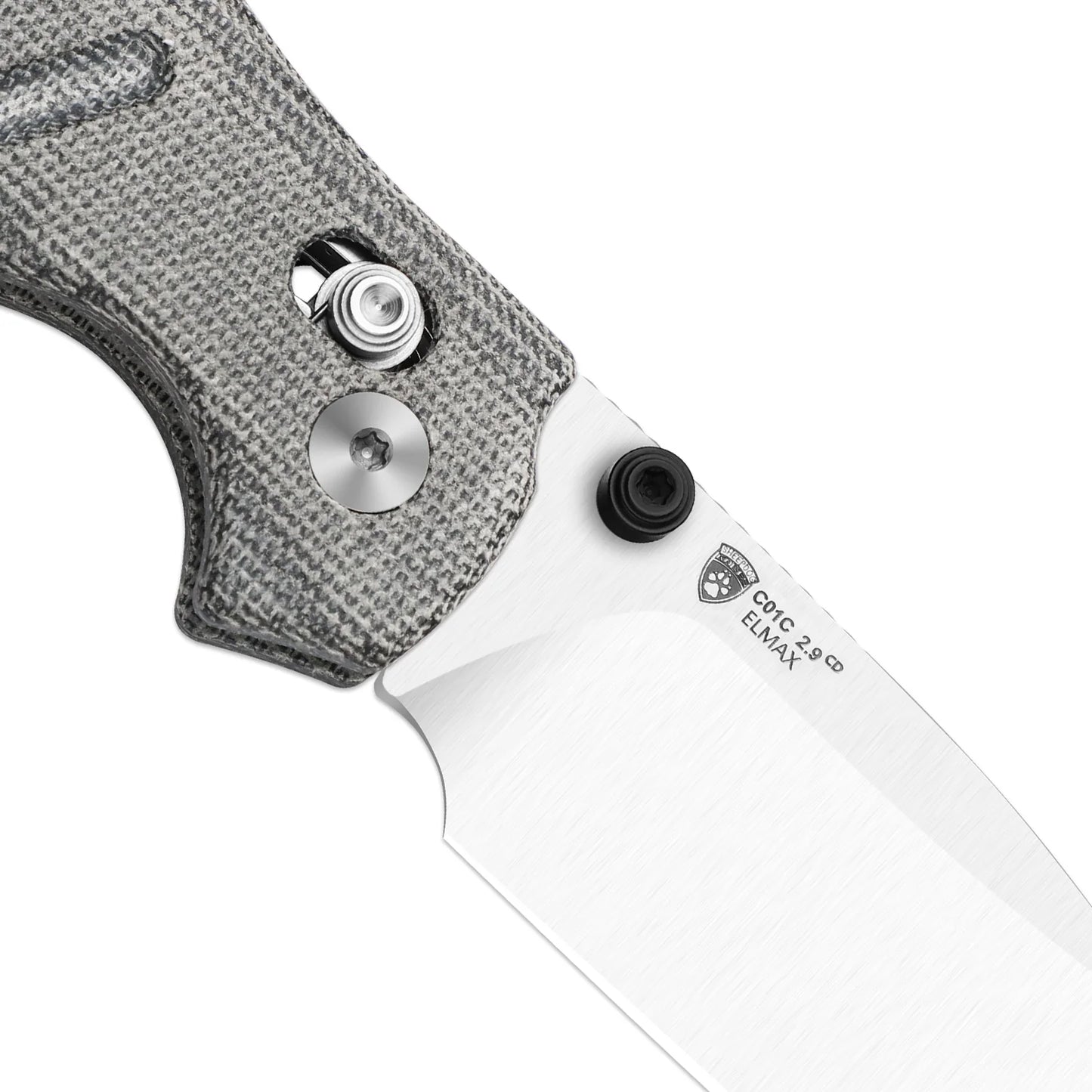 Kizer Sheepdog C01C 2.95" Elmax Norplex UltreX Micarta Clutch-Lock Folding Knife Ki3488.29CDA2