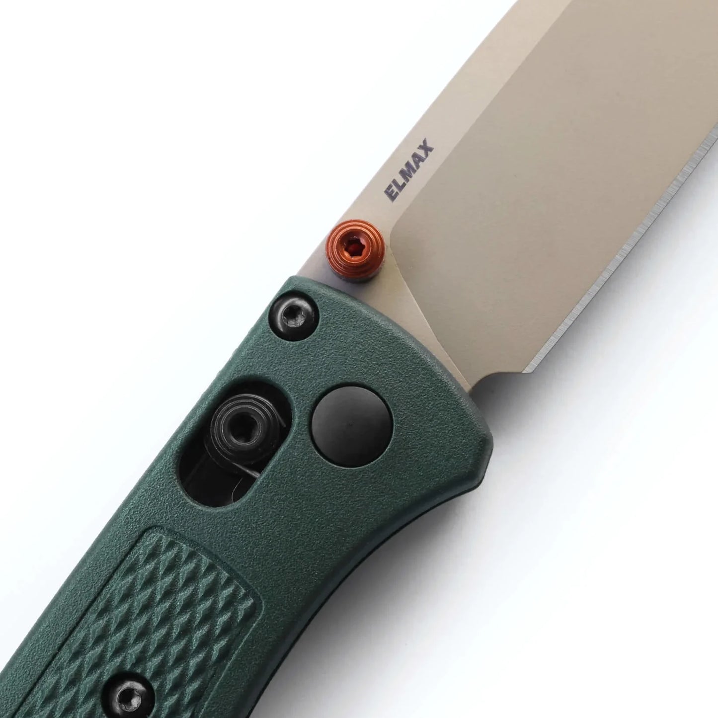 Benchmade 535TN-2601 Bugout 3.2" ELMAX McMillan Tan Cerakote Taiga Green Grivory Folding Knife