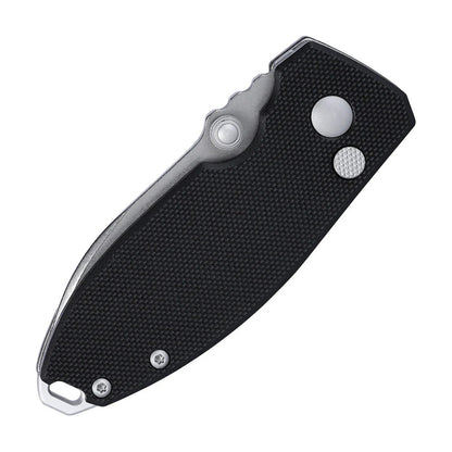 CRKT Squid Button Lock 2.27" D2 Black G10 IKBS Folding Knife by Lucas Burnley 2474