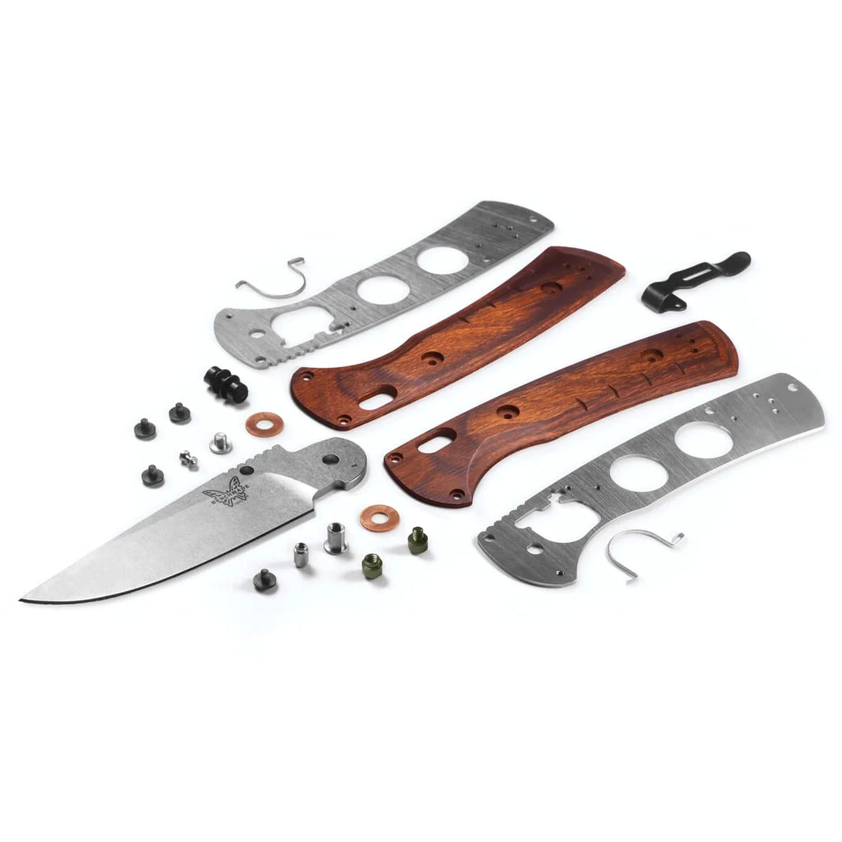 Benchmade 15090 SlipRidge 3.5" Magnacut Stabilized Wood Folding Knife