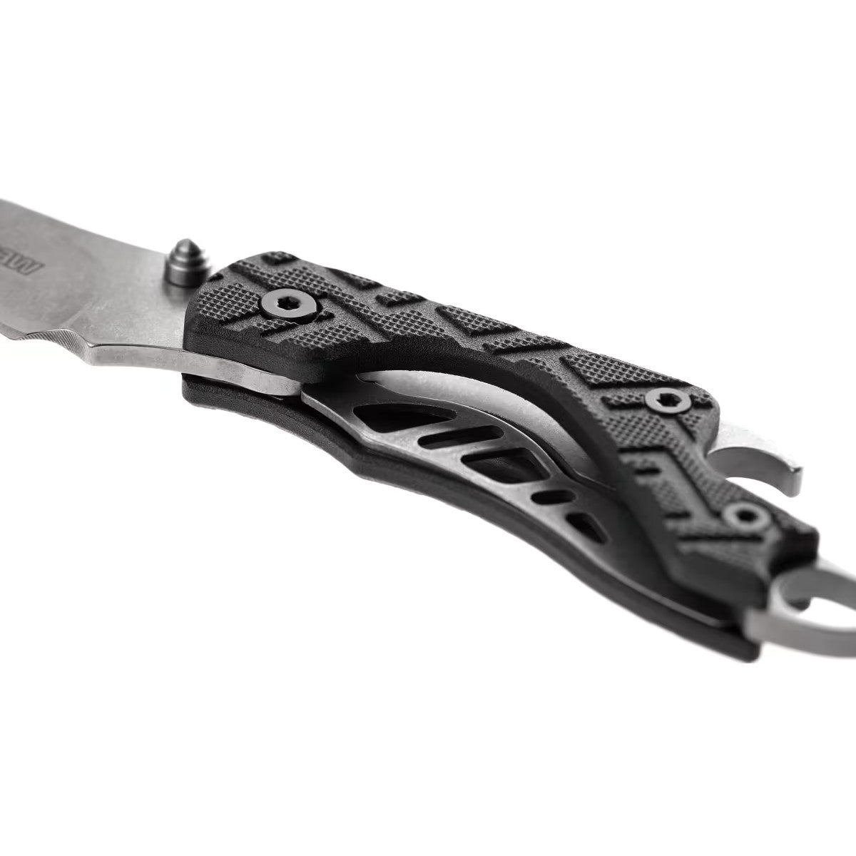 Kershaw Cinder 1.4" Stonewashed Key Chain Folding Knife with Bottle Opener 1025