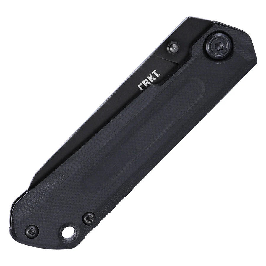 CRKT Straight 2.6" D2 Black G10 IKBS Folding Knife by TJ Schwartz 2670