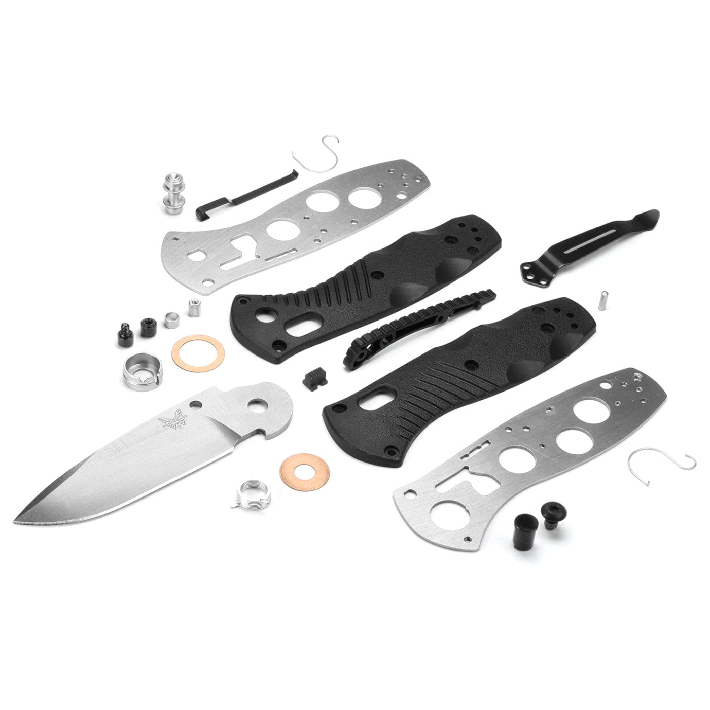 Benchmade 585 Osborne Mini Barrage 2.91" 154CM A/O Folding Knife with Black Valox Handle