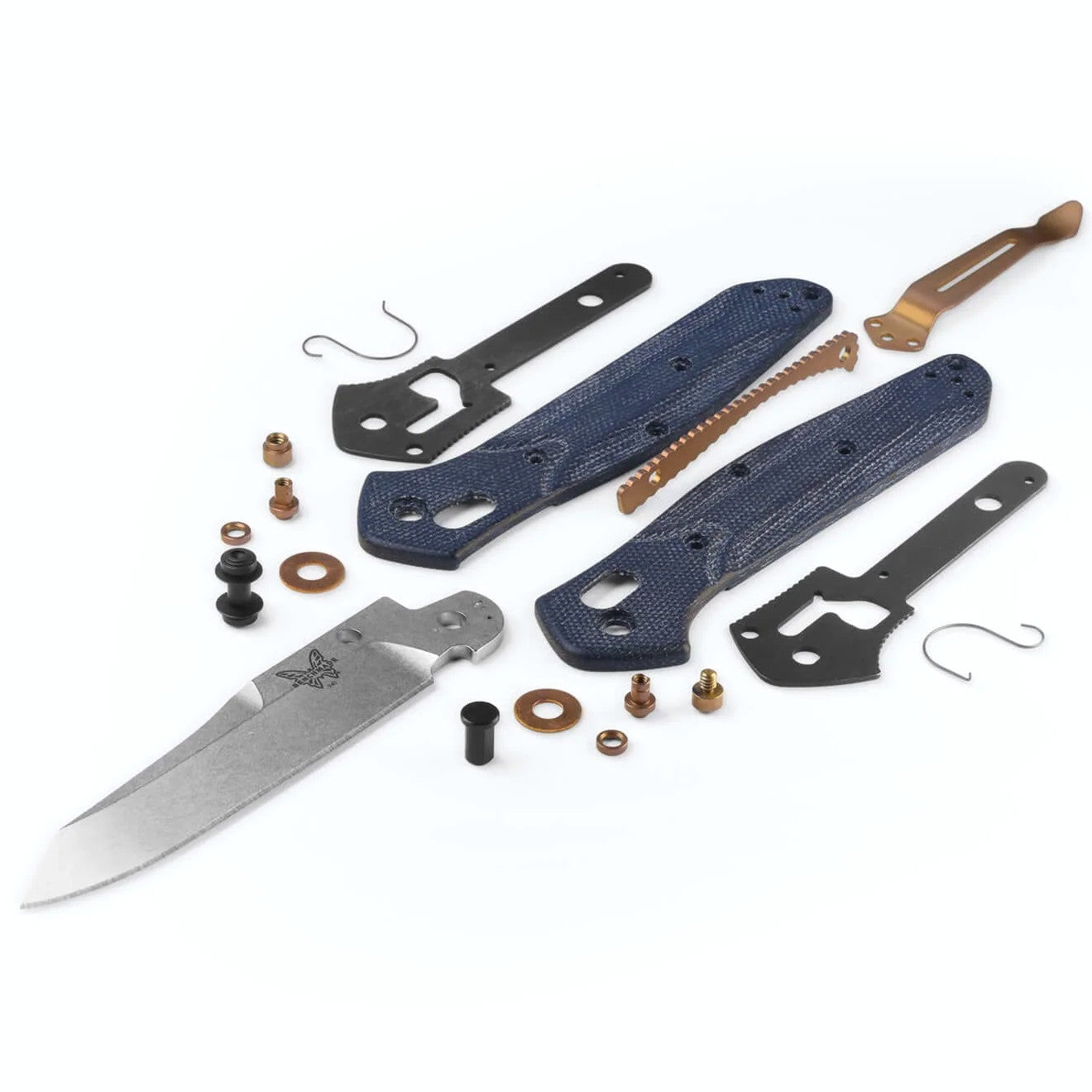 Benchmade 940-04 Osborne 3.4" M390 Denim Micarta Folding Knife