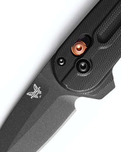 Benchmade 491BK-02 Lowden 2.8" S90V Cerakote Black G10 Folding Knife