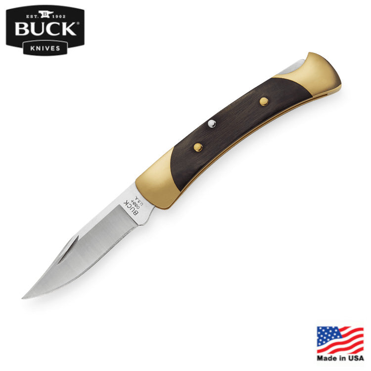 Buck "The 55" Folding Hunter Knife with Crelicam Ebony Handle