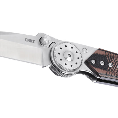 CRKT Walker Blade Lock 2.93" Sandvik 14C28N G10 Folding Knife by Michael Walker 4200