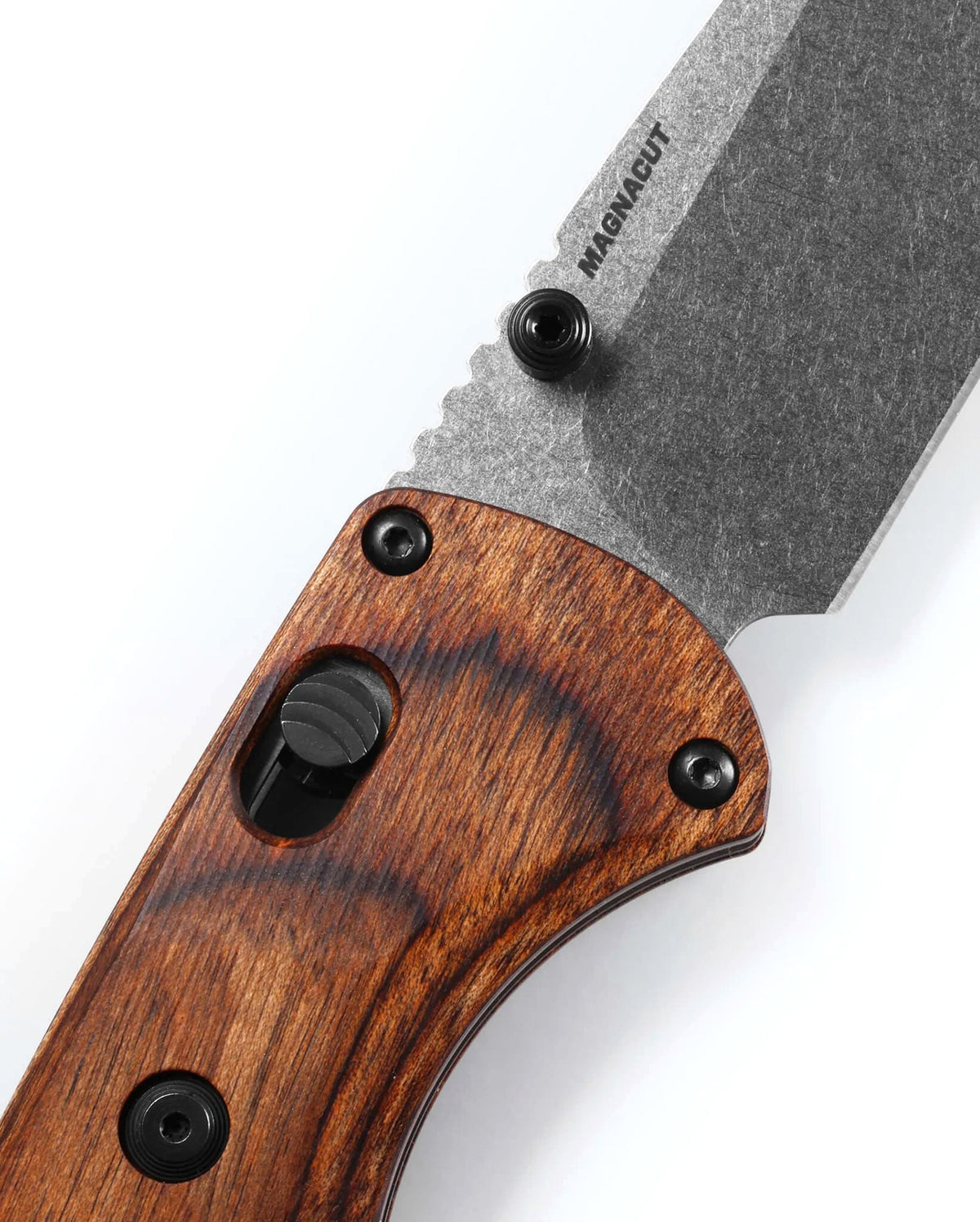 Benchmade 15090 SlipRidge 3.5" Magnacut Stabilized Wood Folding Knife