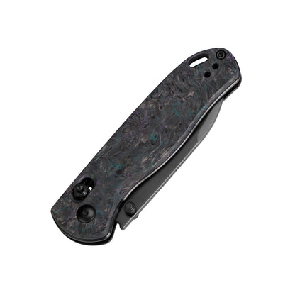 Kizer Drop Bear Clutch-Lock 2.99" S35VN Medusa Fatcarbon Folding Knife Ki3619A4