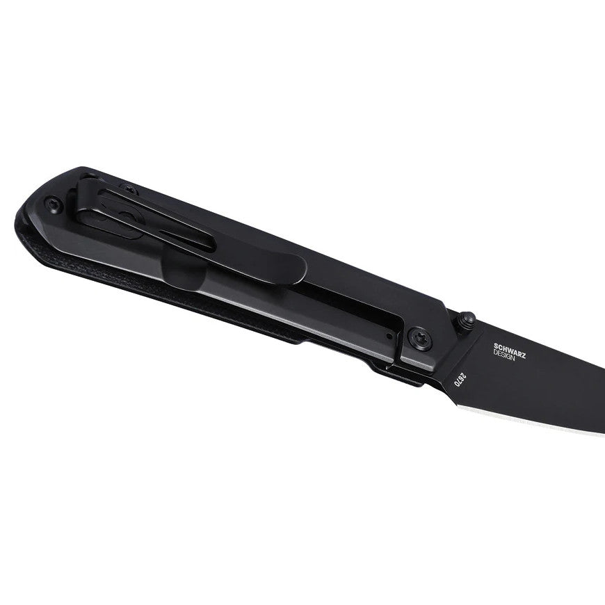 CRKT Straight 2.6" D2 Black G10 IKBS Folding Knife by TJ Schwartz 2670
