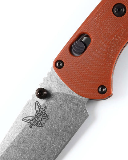 Benchmade 15090-01 SlipRidge 3.5" Magnacut Rust Orange G10 Folding Knife
