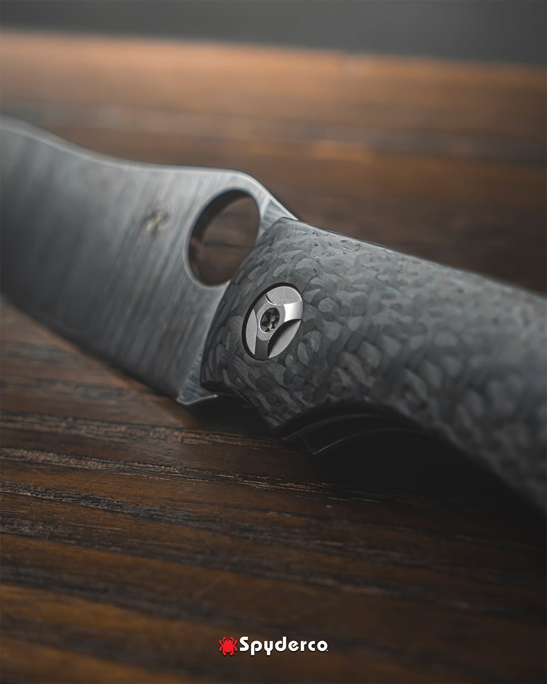 Spyderco Kapara 3.58" CPM S30V Carbon Fiber Folding Knife C241CFP