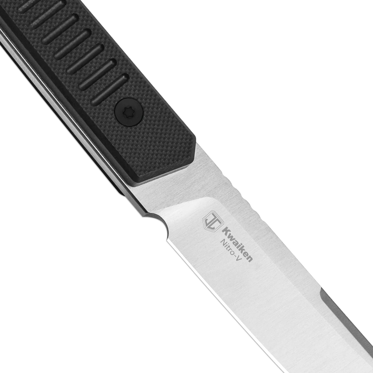 Kizer Kwaiken 3.94" Nitro-V Black G10 Fixed Blade Knife 1066A4