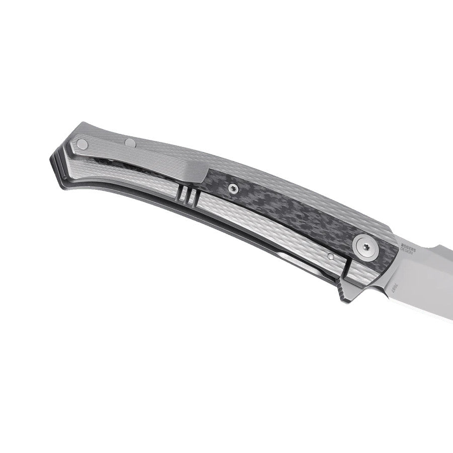 CRKT Persian Limited Edition 3.51" Magnacut IKBS Titanium Carbon Fiber Folding Knife by Richard Rogers Design 7087 - Made in Italy