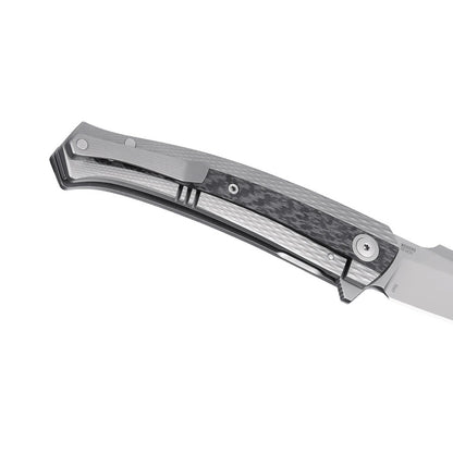CRKT Persian Limited Edition 3.51" Magnacut IKBS Titanium Carbon Fiber Folding Knife by Richard Rogers Design 7087 - Made in Italy