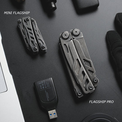 NexTool Mini Flagship Black Multi-Tool with 10 Functions