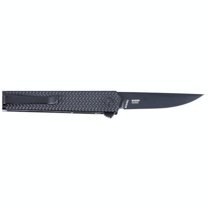 CRKT CEO Microflipper 2.36" D2 Black IKBS Aluminum Folding Knife by Richard Rogers 7081D2K