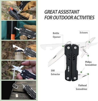 NexTool Mini Sailor S11 Black Compact Multi-Tool with 11 Functions