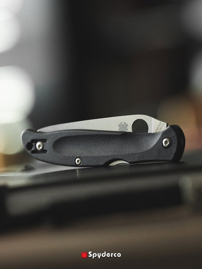 Spyderco Charisma 2.98" CTS BD1N Black FRN Ultra-Slim Lightweight Folding Knife C259PBK