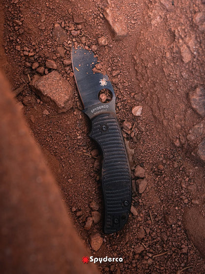 Spyderco Sage 5 Salt 3" CPM Magnacut Black DLC G-10 Folding Knife C123GPBKMCBK
