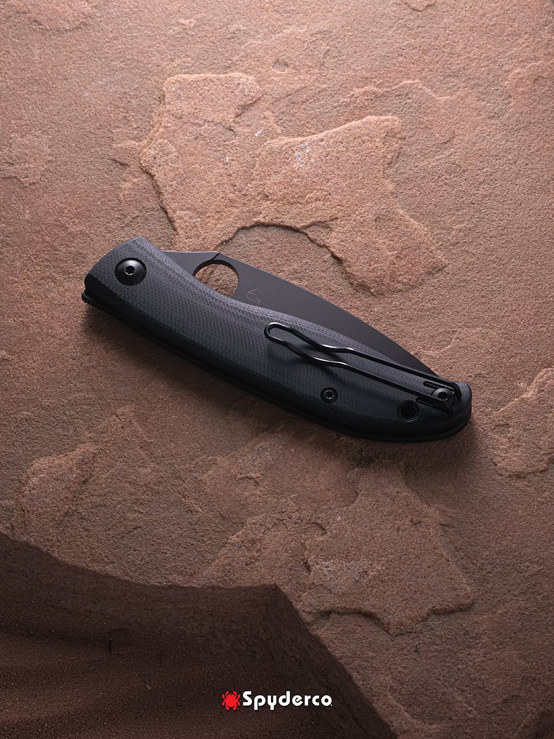Spyderco Mantra 4 3.34" 8Cr13MoV Black G-10 Front-Flipper Folding Knife C274GBBKP