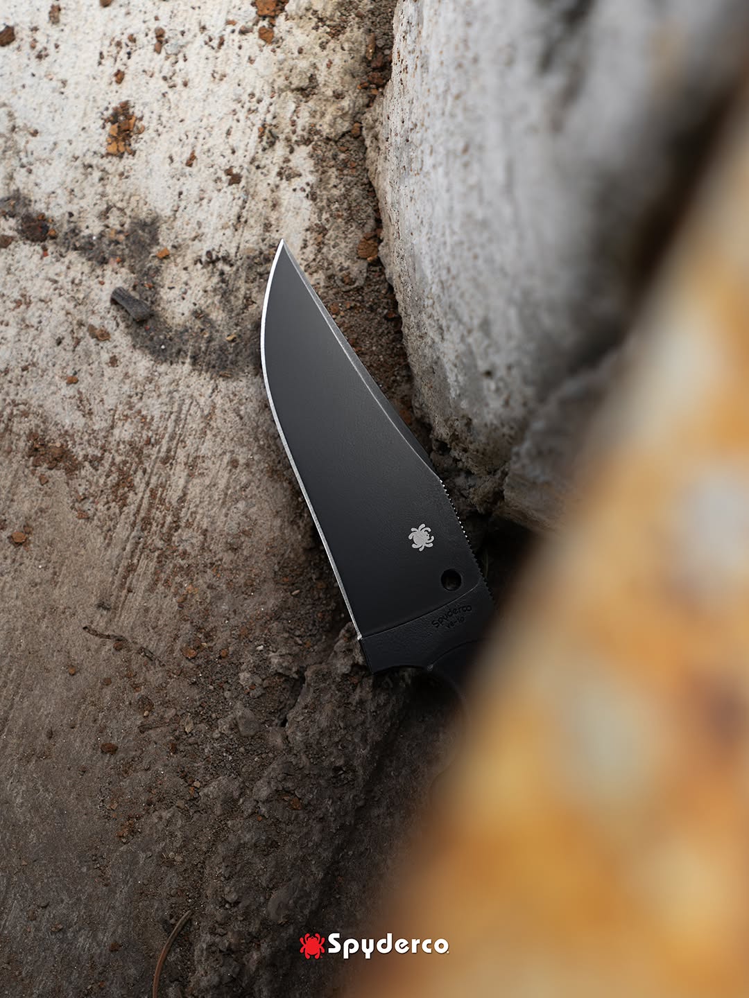 Spyderco Street Beat Lightweight 3.51" VG-10 FRN Fixed Blade Knife FB15PBBK