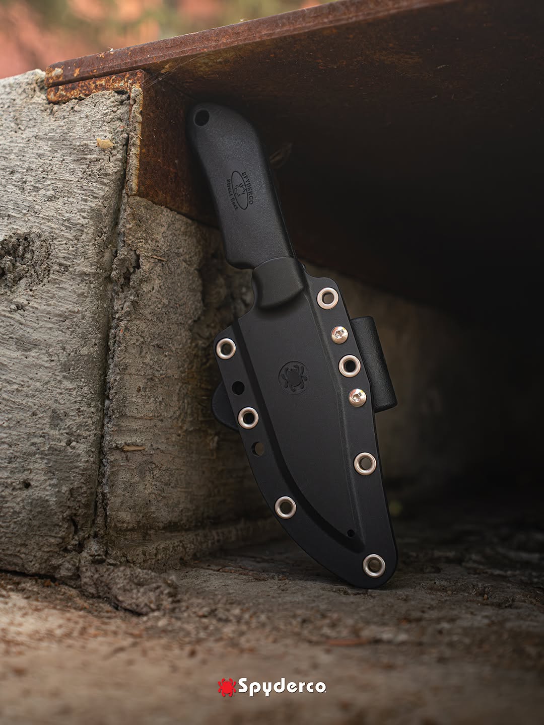 Spyderco Street Beat Lightweight 3.51" VG-10 FRN Fixed Blade Knife FB15PBBK