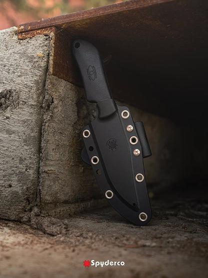 Spyderco Street Beat Lightweight 3.51" VG-10 FRN Fixed Blade Knife FB15PBBK
