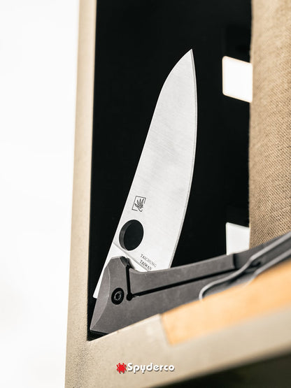 Spyderco SpydieChef CQI 3.3" LC200N Titanium Folding Knife - Marcin Slysz Design C211TIP